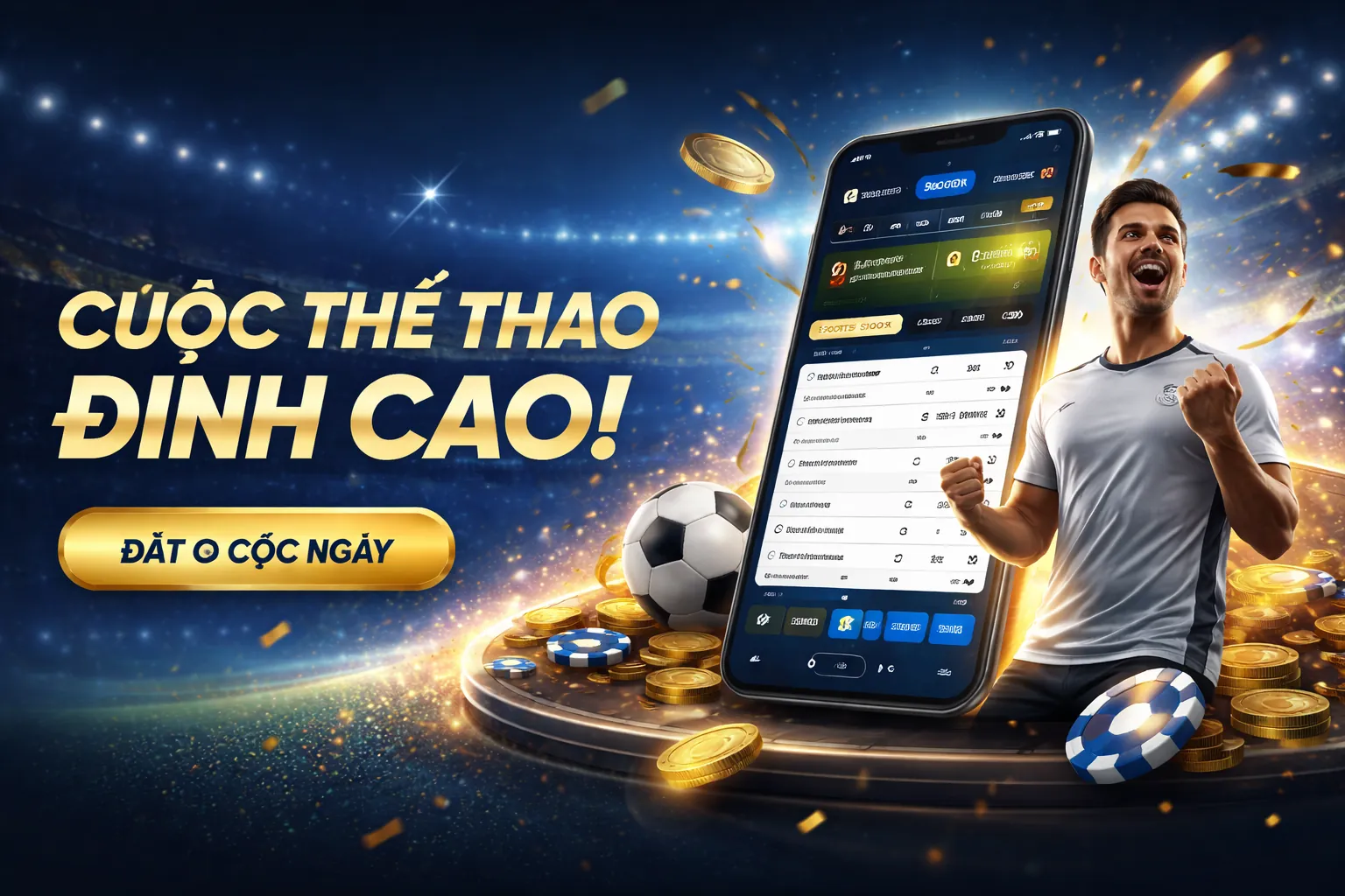 Giao diện cá cược thể thao trực tuyến FB88 với nhiều môn thể thao